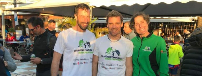 Amaia Osaba, Filipe Besada y José Manuel Presas en la Atlantic Ocean Race