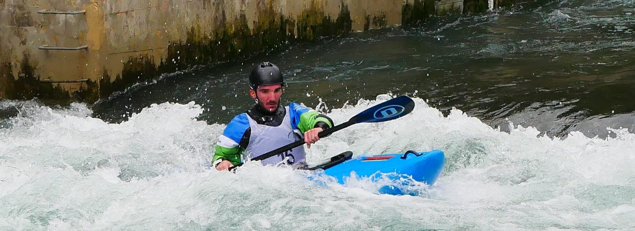 Ander de Miguel Aranaz y Xabi Prieto Sarasti en el Campeonato Navarro de Aguas Bravas