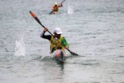 Filipe Besada y Amaia Osaba segundos en la Copa de España de Kayak Mar