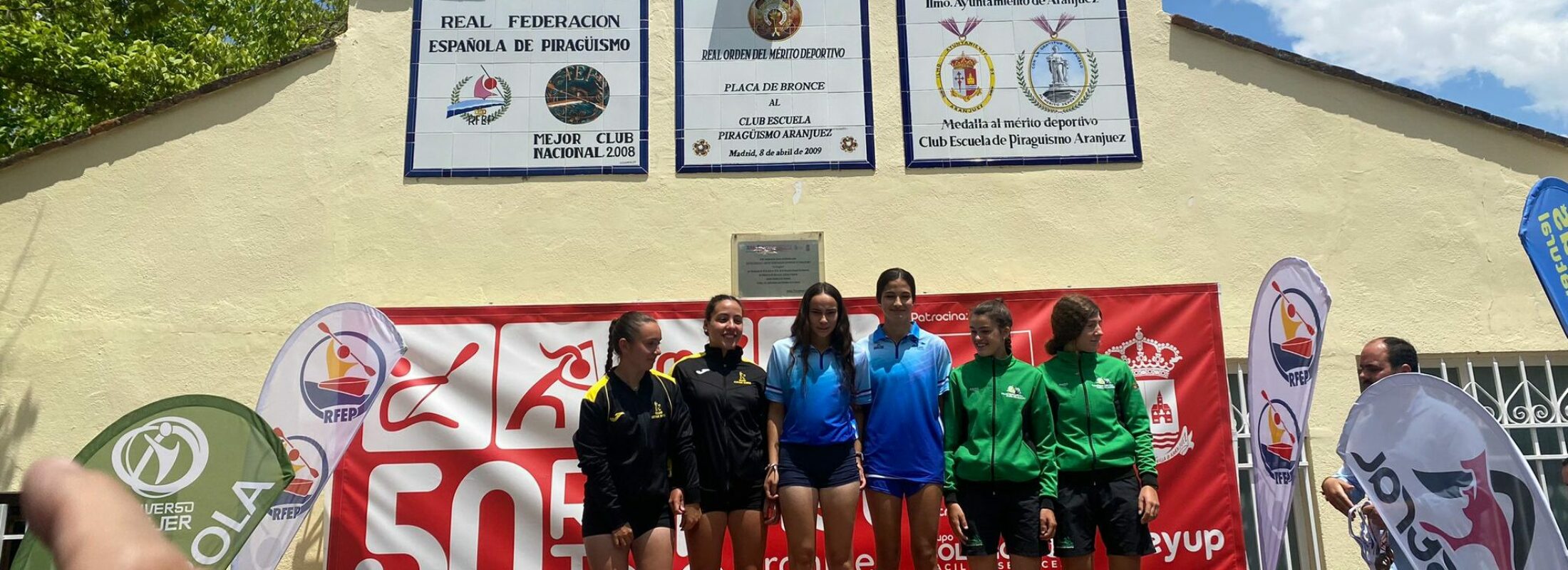 Maddi Remesar Galarza, Edurne Aguirre Tabar y Dánae Sanmartín Ruiz bronce en el Campeonato de España de Ríos y Travesías